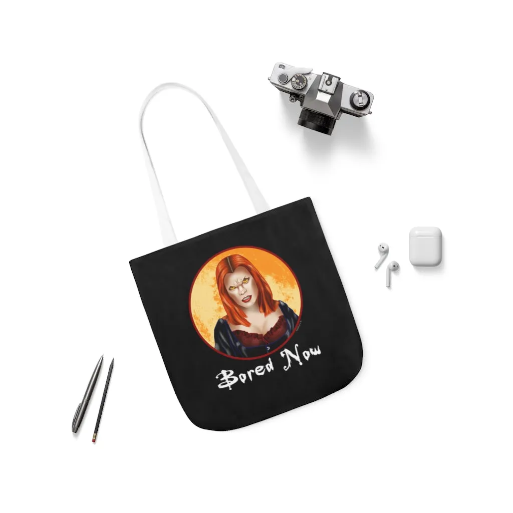 Bored Now Polyester Canvas Tote Bag