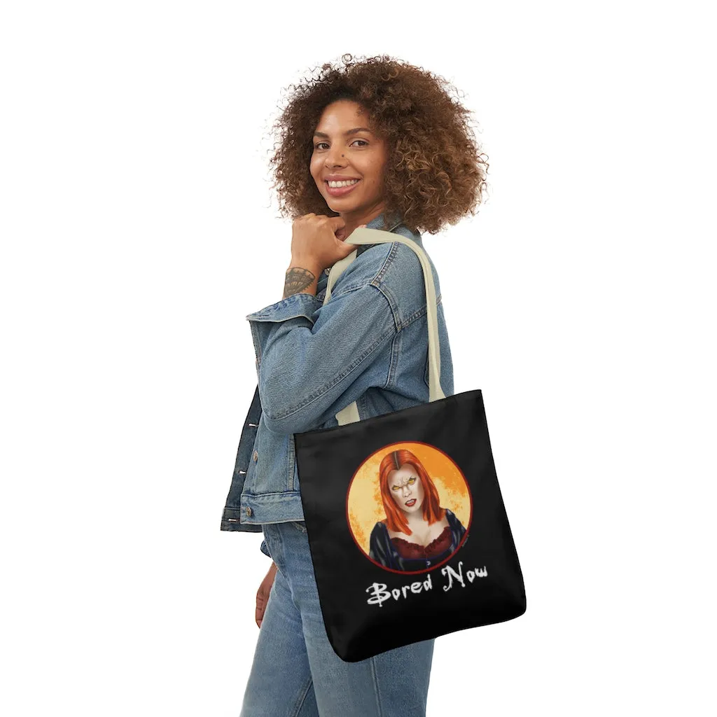 Bored Now Polyester Canvas Tote Bag