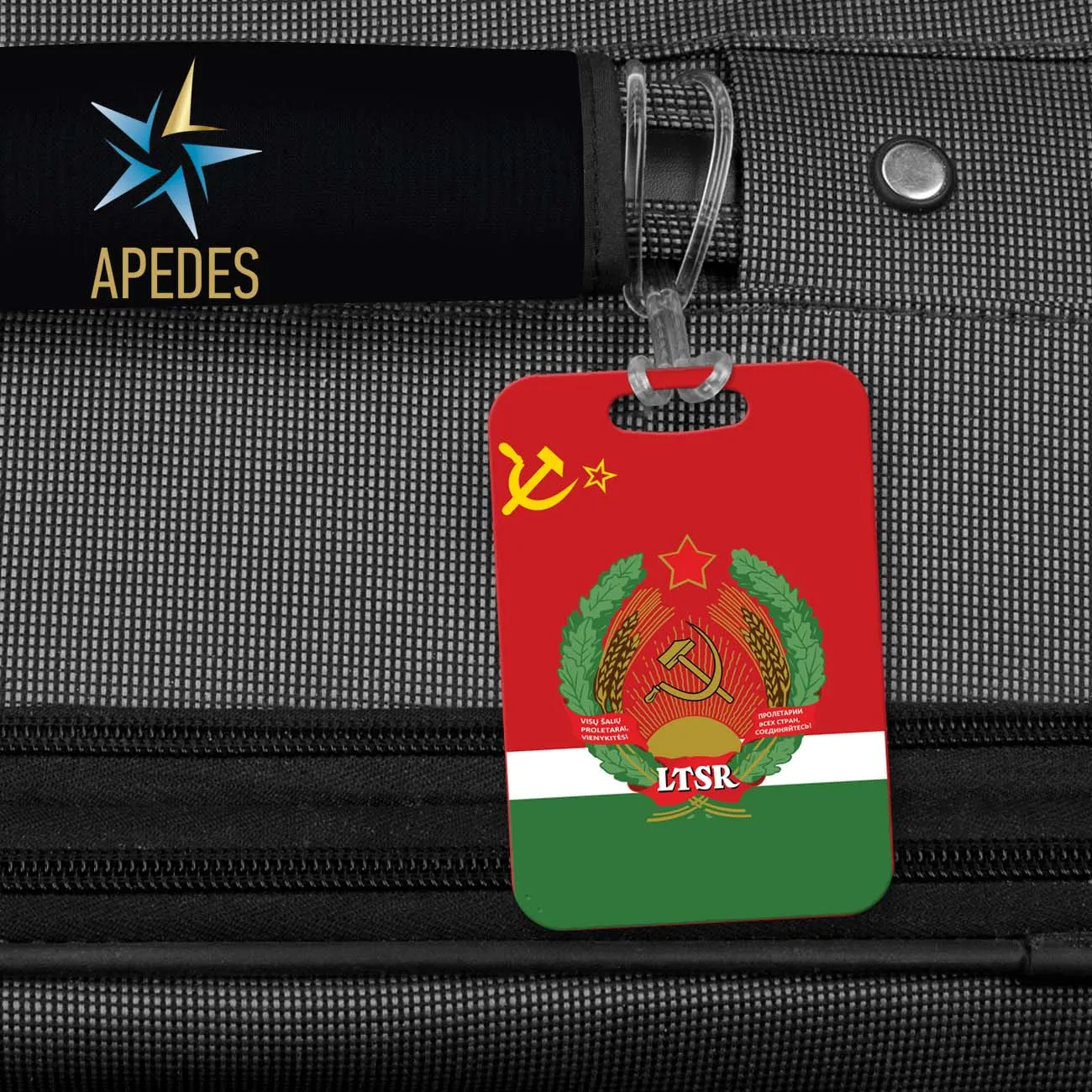 Born in USSR Rectangle Luggage Tag