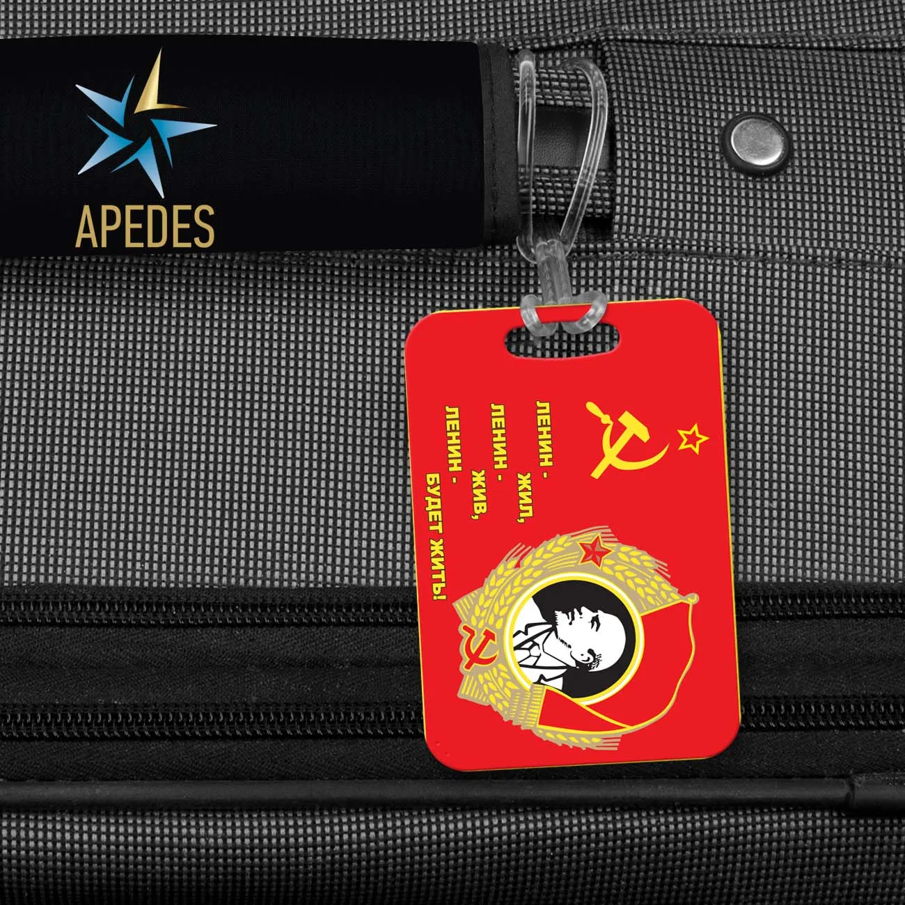 Born in USSR Rectangle Luggage Tag