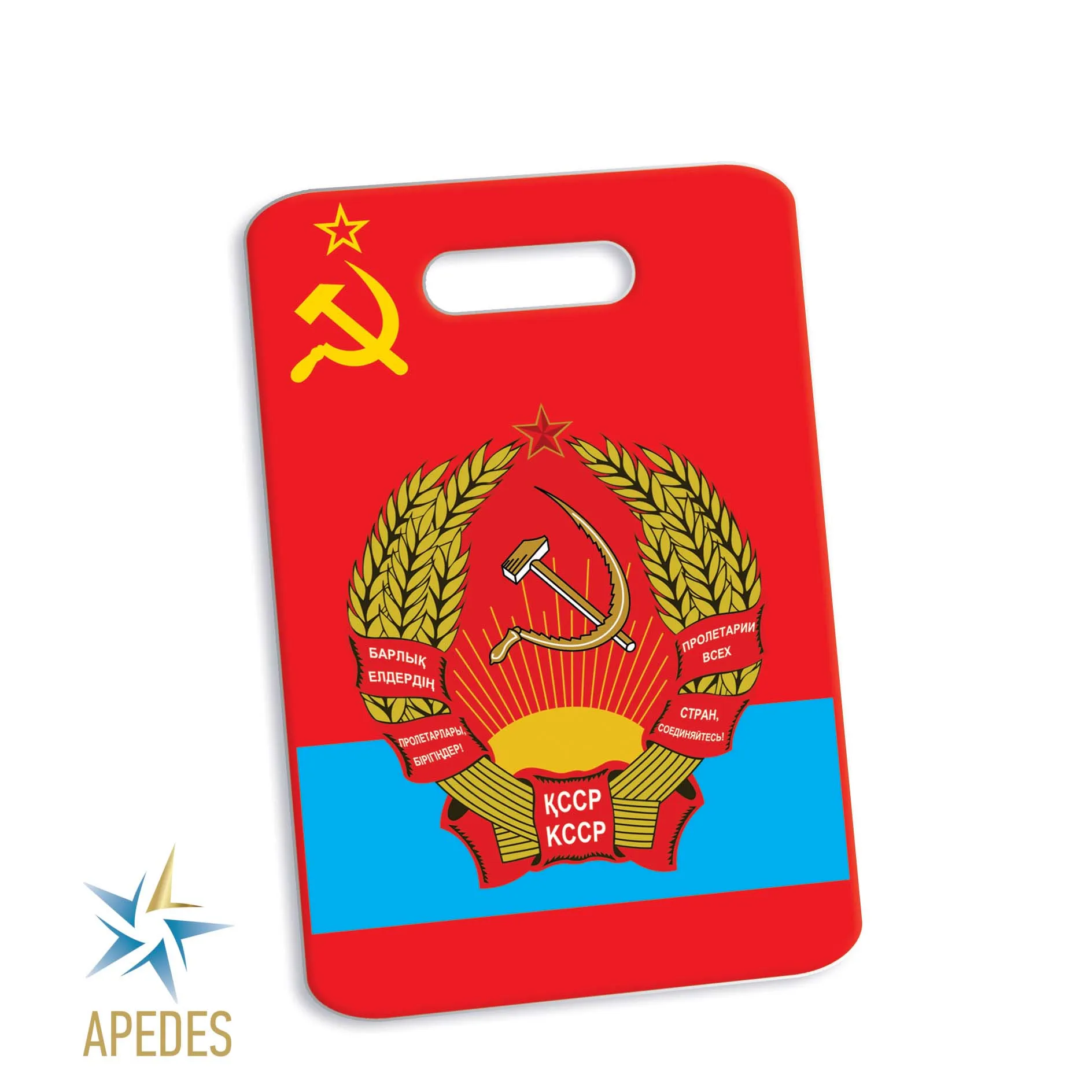 Born in USSR Rectangle Luggage Tag