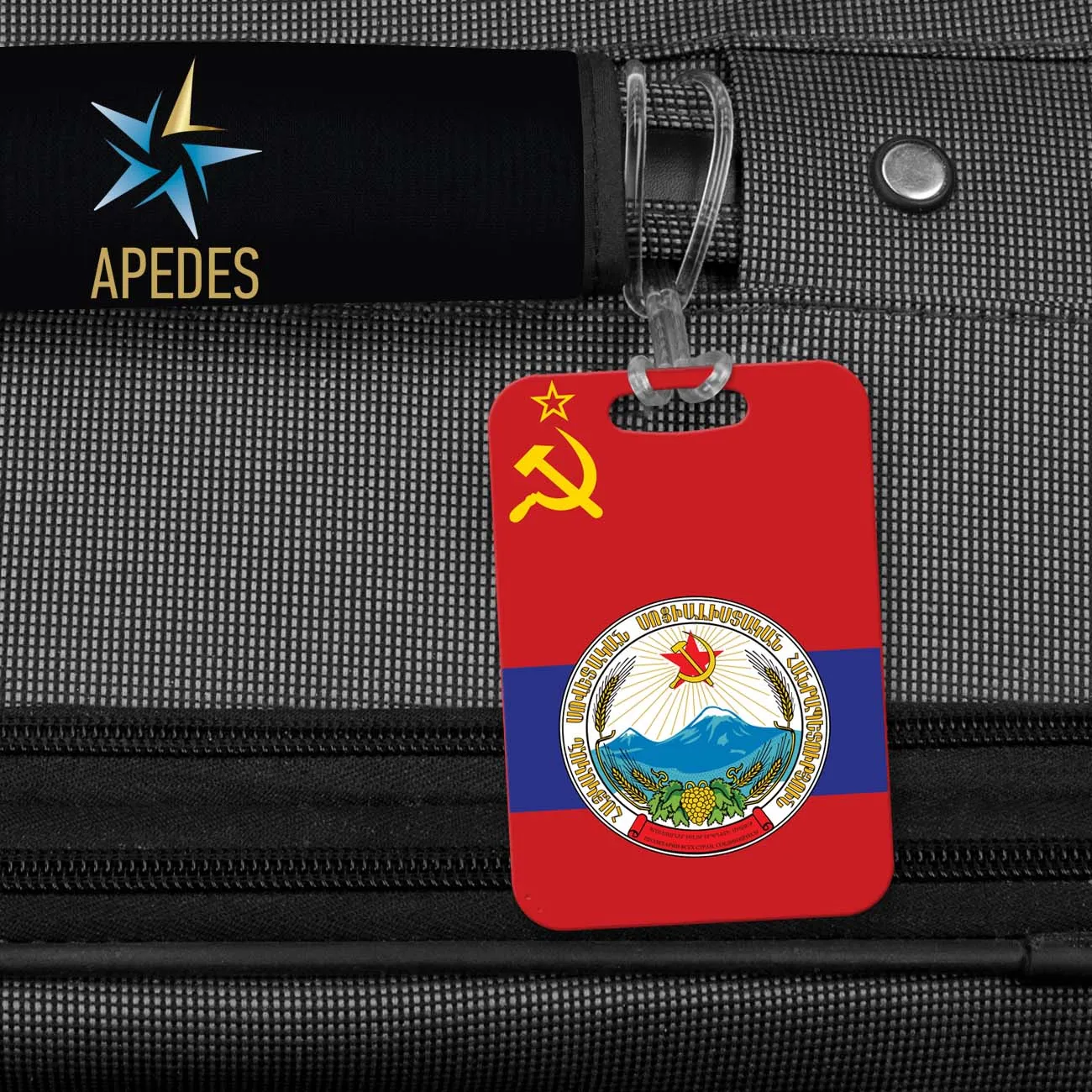 Born in USSR Rectangle Luggage Tag