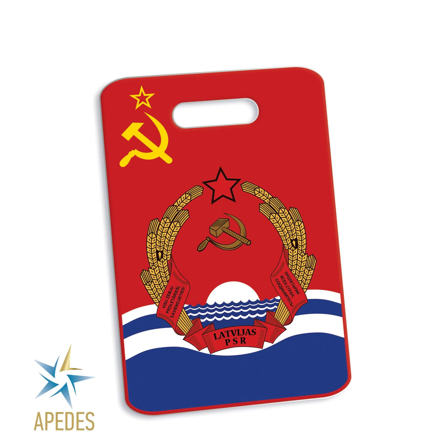 Born in USSR Rectangle Luggage Tag