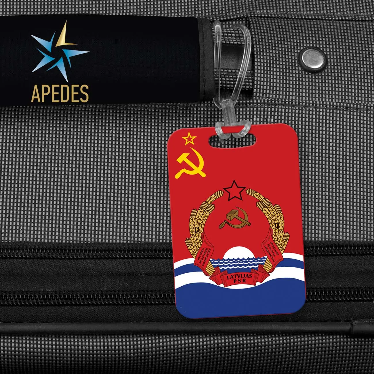Born in USSR Rectangle Luggage Tag