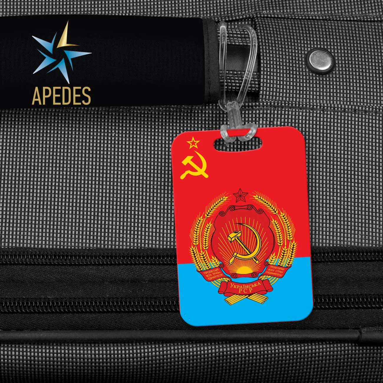 Born in USSR Rectangle Luggage Tag