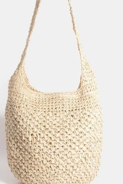 Braided Hobo Shoulder Bag