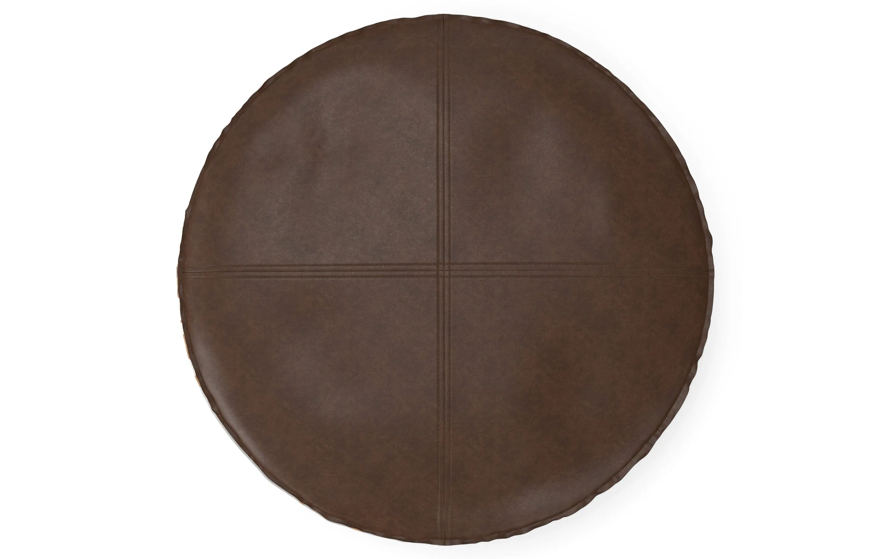 Brody 32 inch Round Coffee Table Pouf
