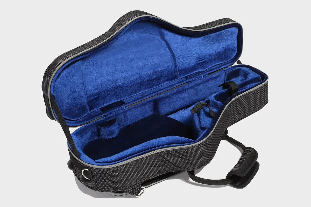 BROPRO Wooden Curved Alto saxophone case - Orchestra Style - W700CT