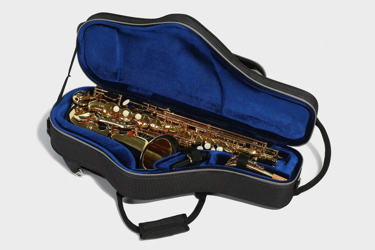 BROPRO Wooden Curved Alto saxophone case - Orchestra Style - W700CT