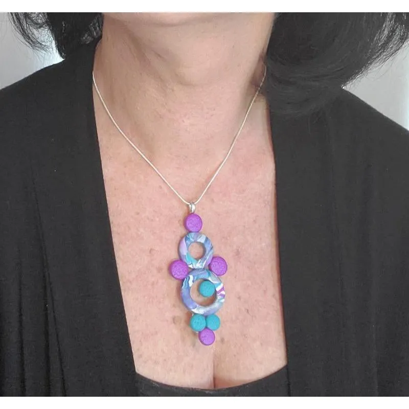 Bubbles Pendant- Double Donut - Hope