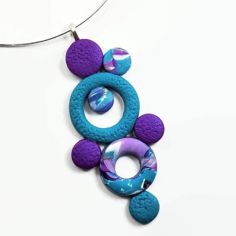 Bubbles Pendant- Double Donut - Hope