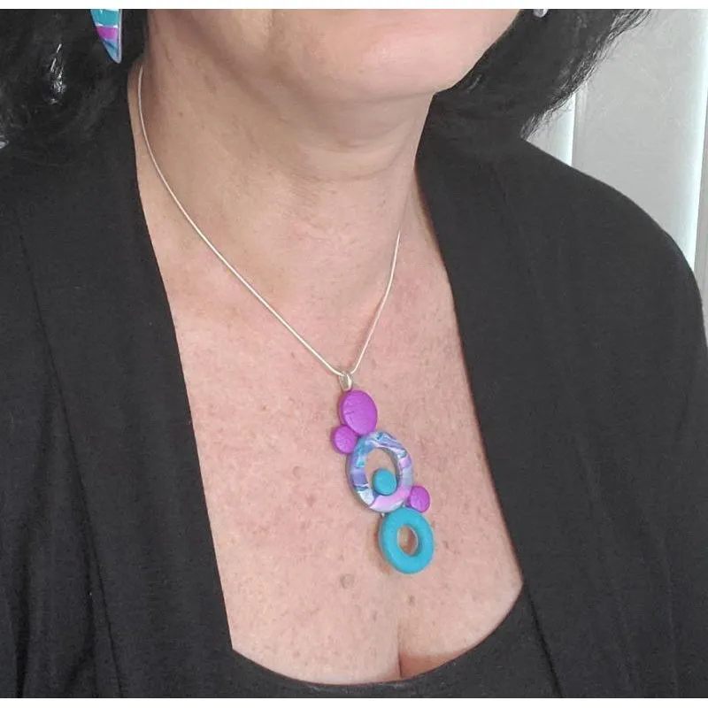 Bubbles Pendant- Double Donut - Hope