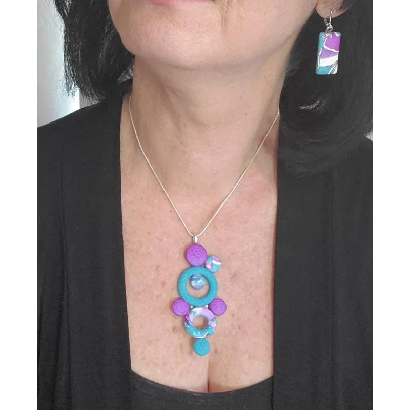 Bubbles Pendant- Double Donut - Hope