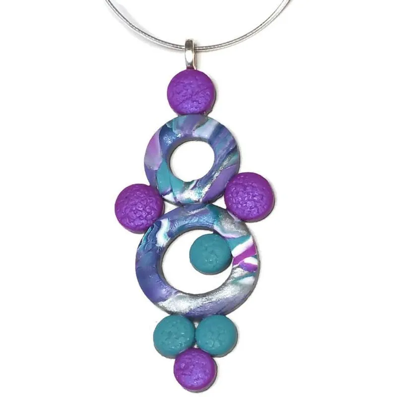 Bubbles Pendant- Double Donut - Hope