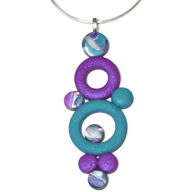 Bubbles Pendant- Double Donut - Hope