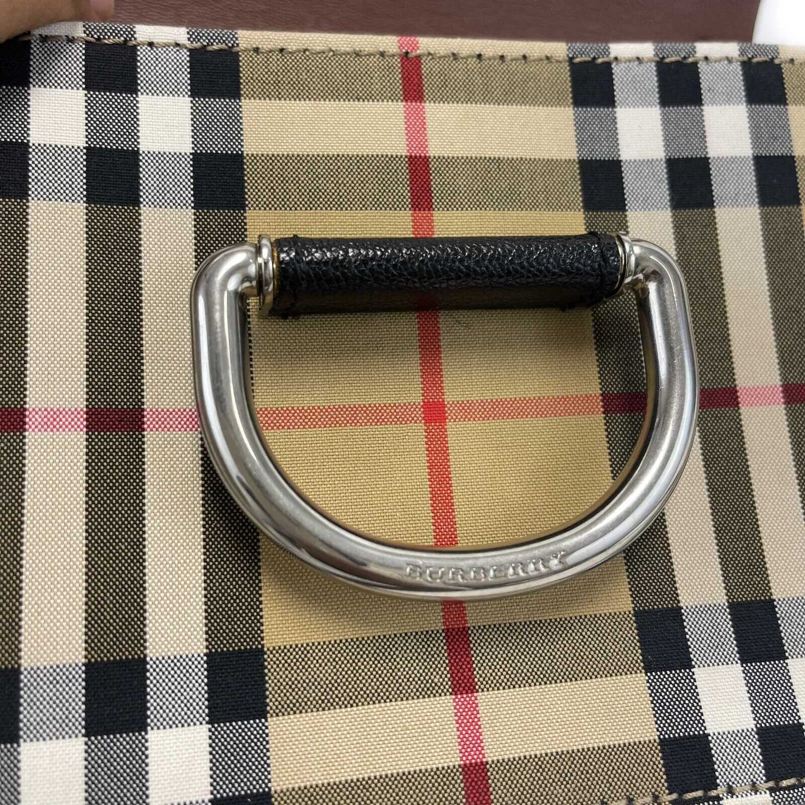 Burberry - Small Vintage Check and Leather D-Ring - Crossbody