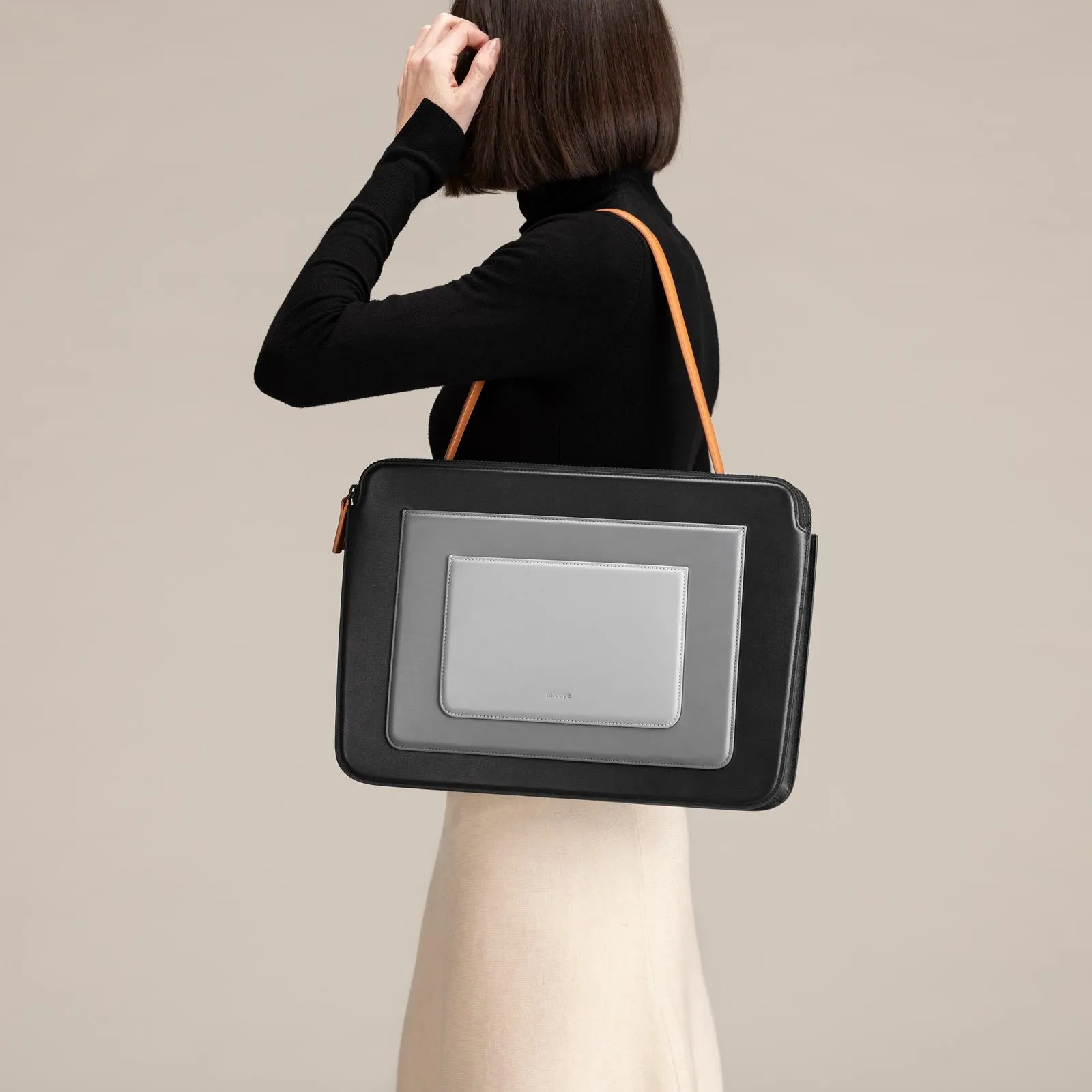 Business Bag - Black & Gray