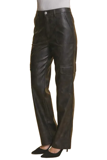 Cassie Vegan Leather Pant