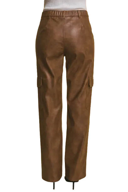 Cassie Vegan Leather Pant