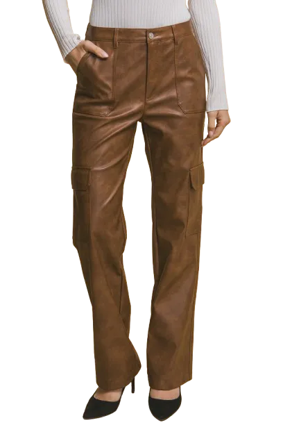 Cassie Vegan Leather Pant