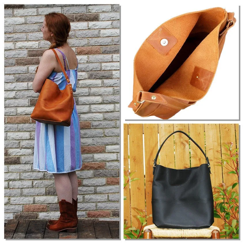Catalina Leather Hobo Bag