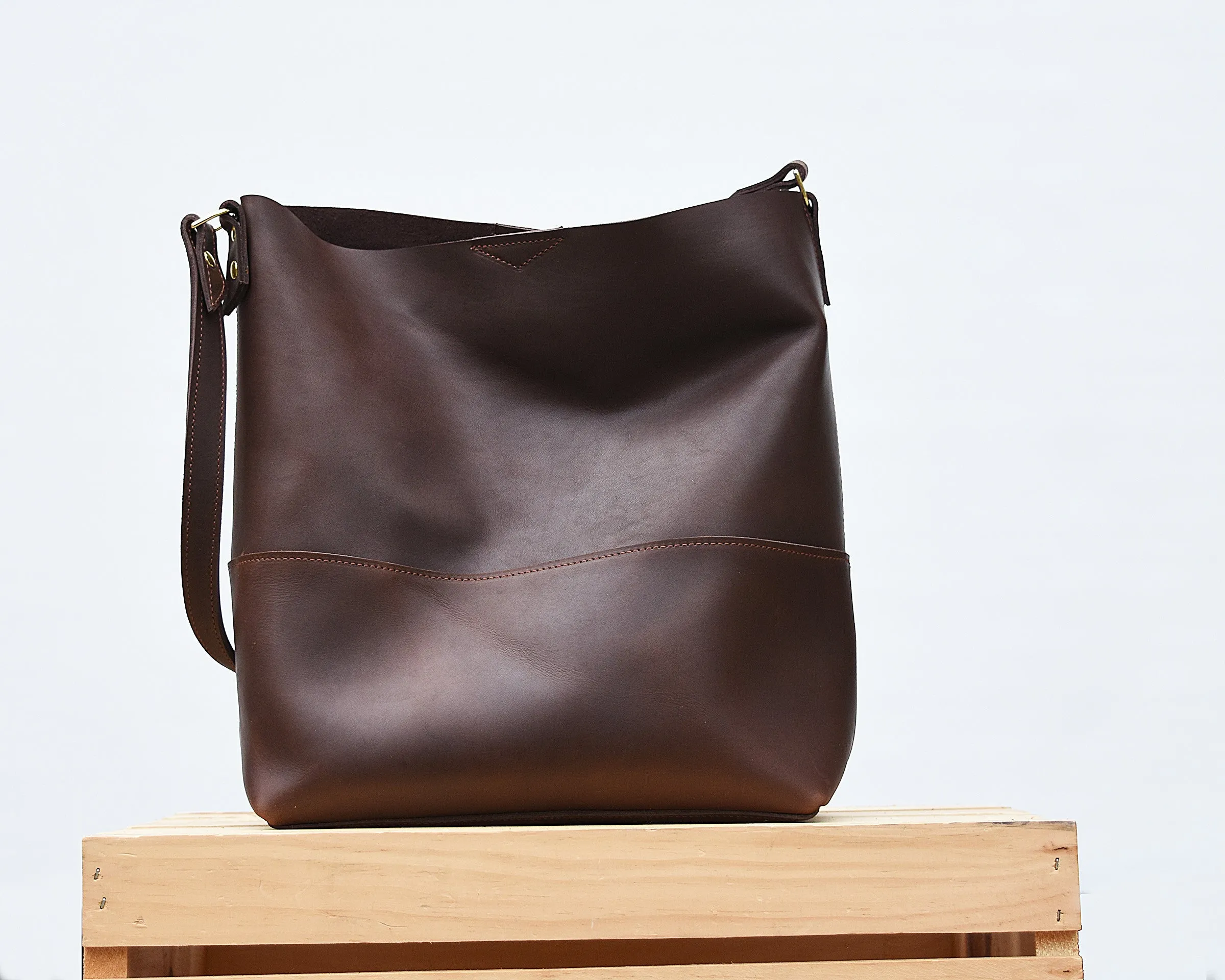 Catalina Leather Hobo Bag