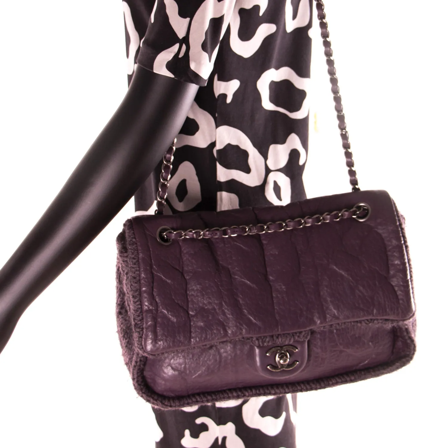 Chanel Classic Sheep and Wool Flap Bag