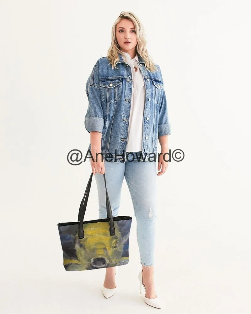 Charles the Koi Stylish Vegan Leather Tote