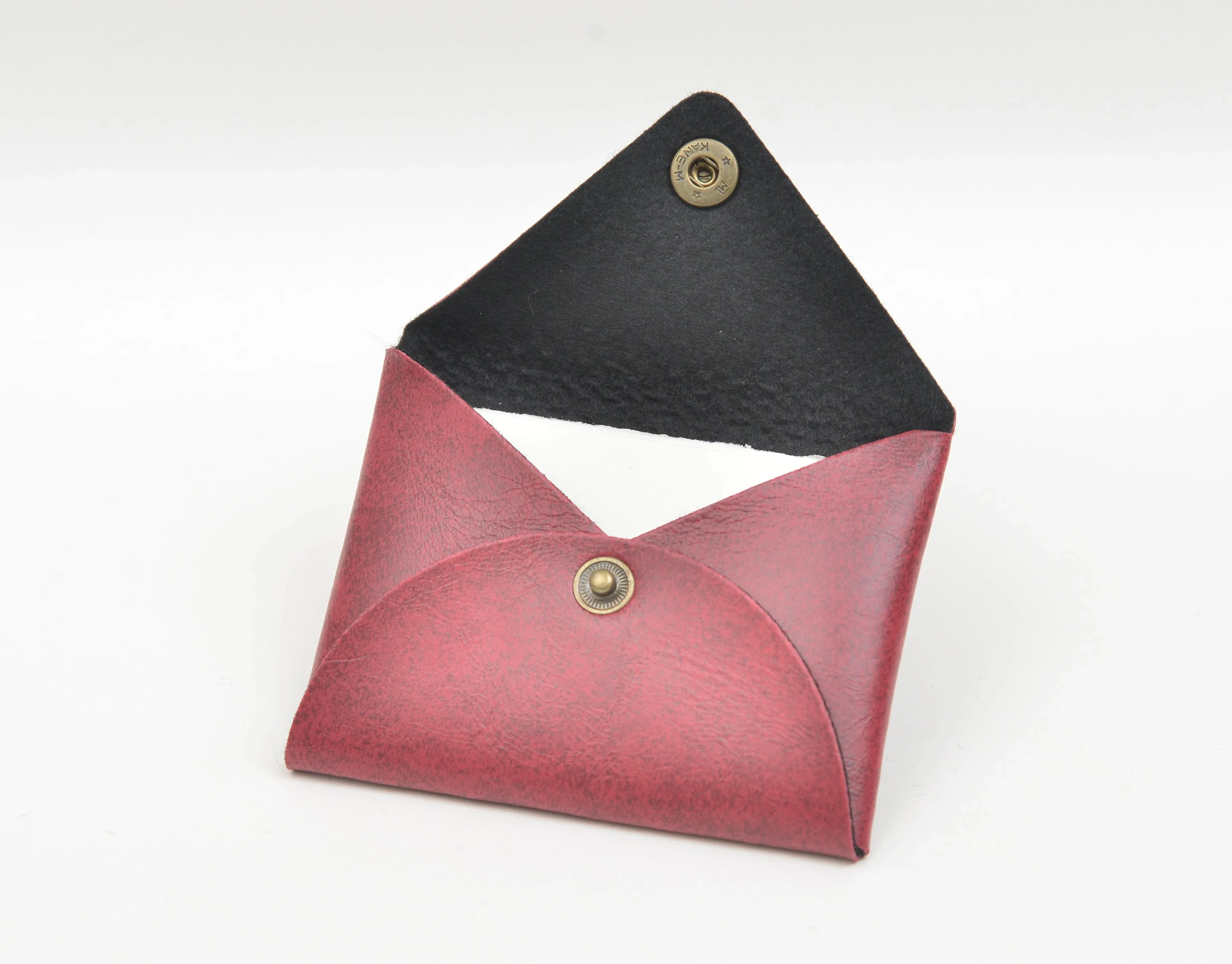 Classy Leather Customized Business-Visitng Card Holder (Maroon)
