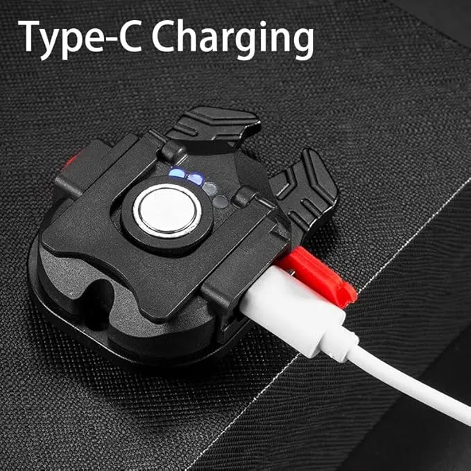 COB Rechargeable Flashlights with 2 Compressed Towels, Keychain Collar Accessories, Dog Lights for Night Walking 1000 Lumens, 6 Light Modes with Folding Bracket and Magnet Base