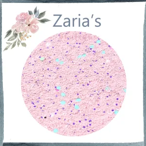 Confetti Pink ~ Chunky Glitter Faux Leather Fabric Sheets ~ 20x34cm