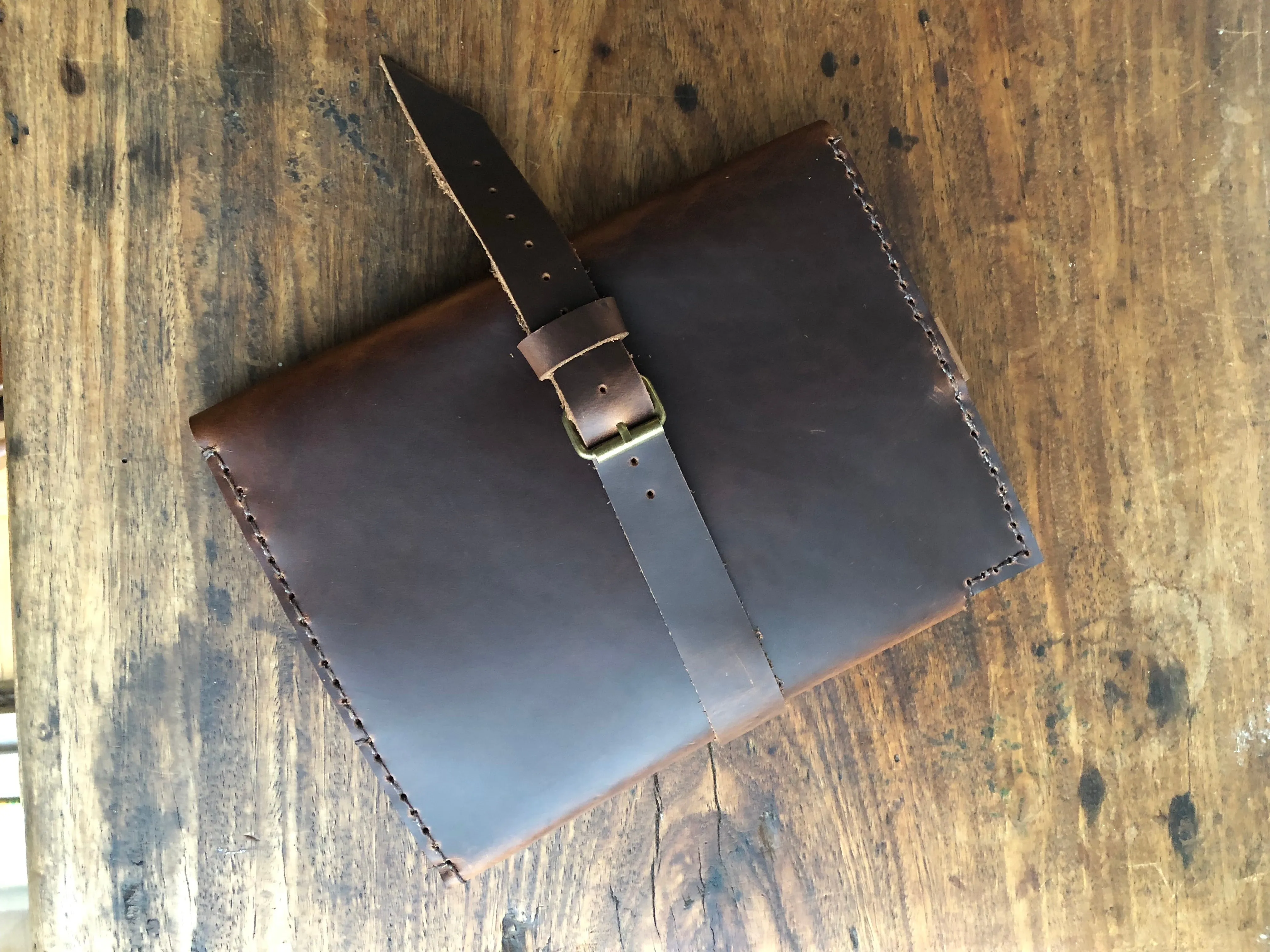 Cord Organizer / Travel Cable Holder / Mini Tablet Case / Leather Tablet Organizer