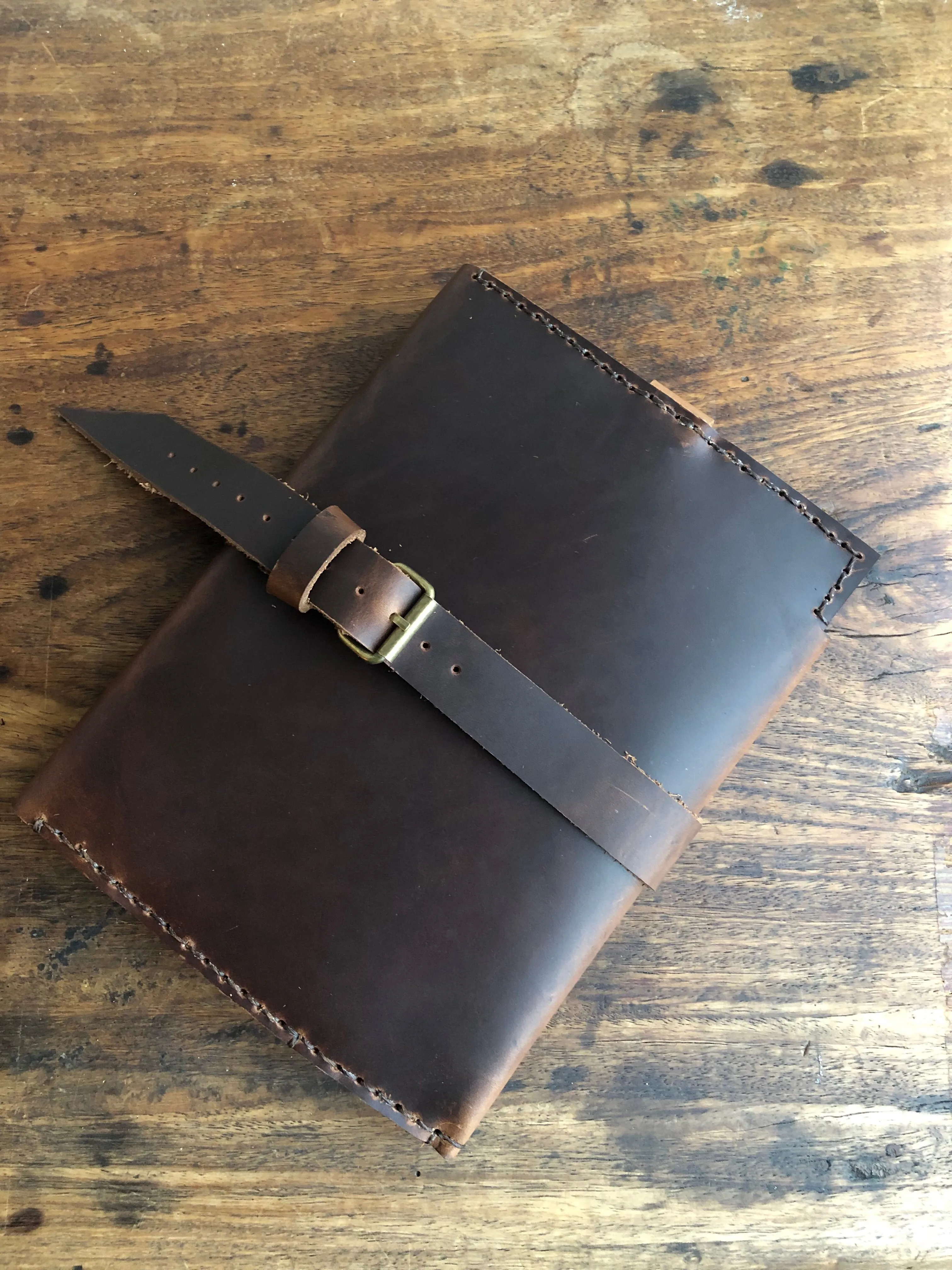 Cord Organizer / Travel Cable Holder / Mini Tablet Case / Leather Tablet Organizer