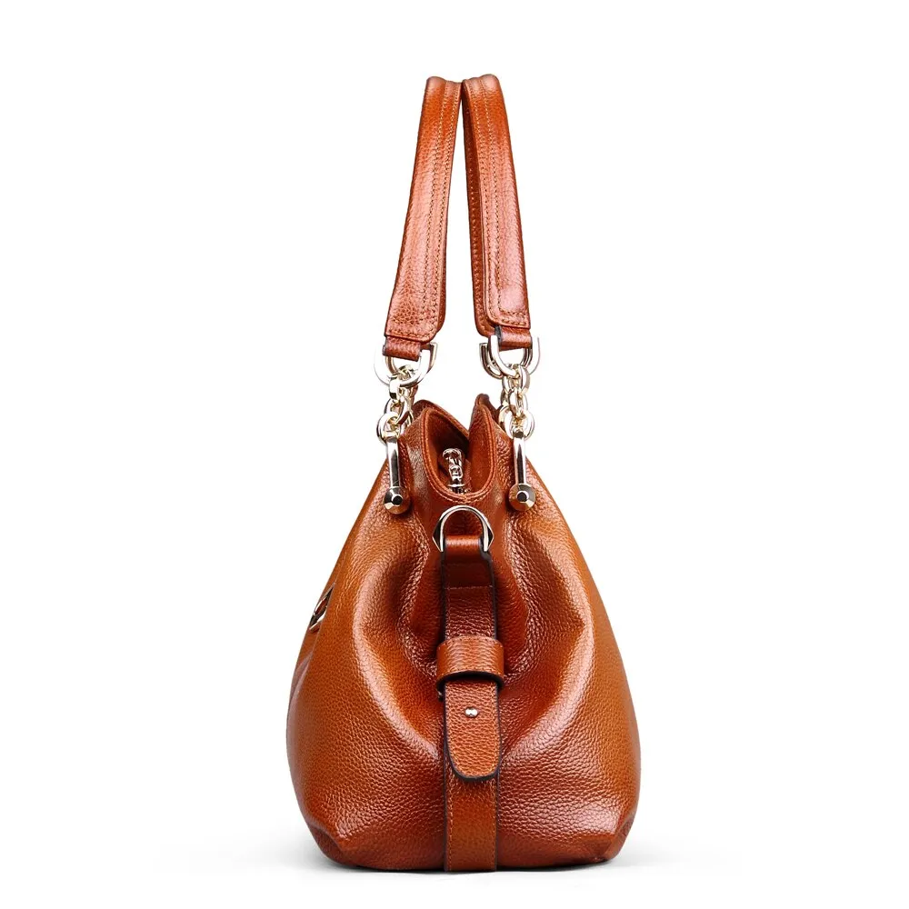 Cow Genuine Leather Ladies Shoulder Bag