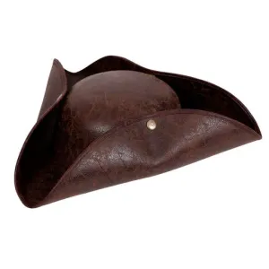 Deluxe Brown Pirate Hat