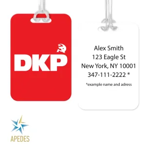Deutsche Kommunistische Partei Rectangle Luggage Tag