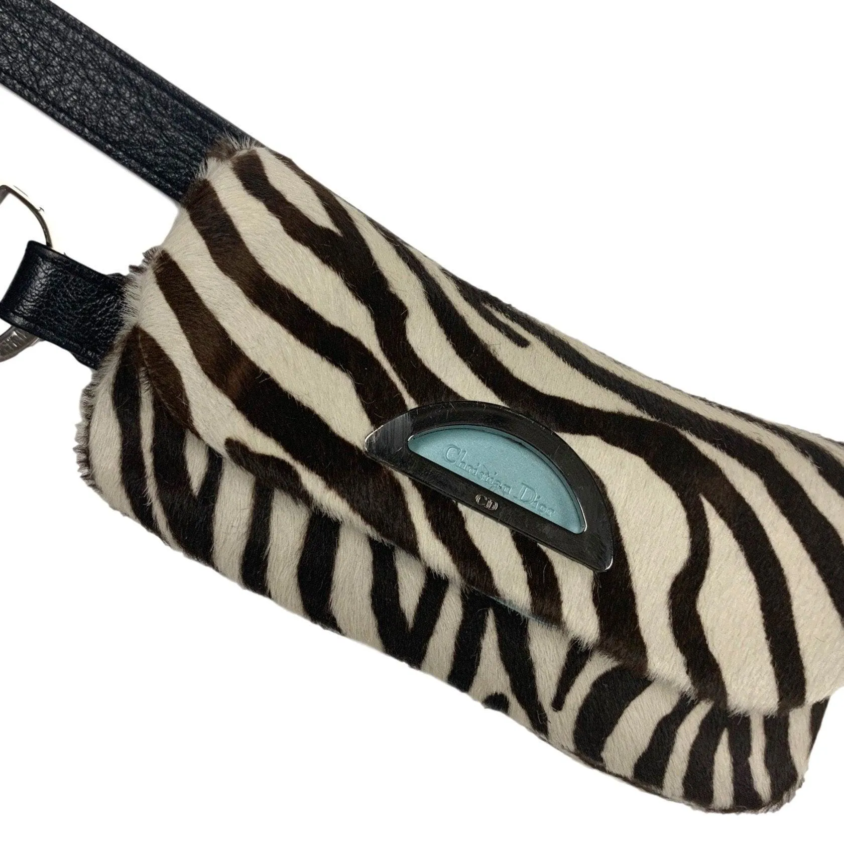 Dior Zebra Calf Hair Belt Bag