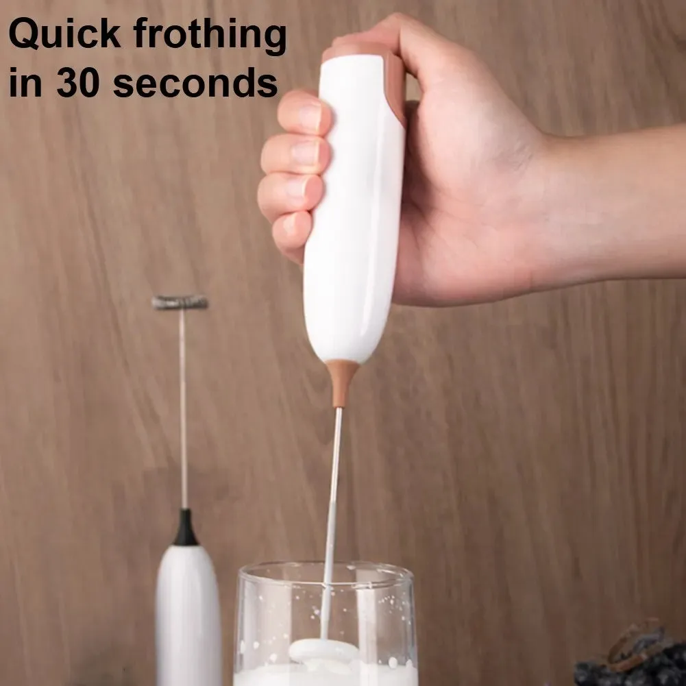 Electric Coffee Milk Mixer Frother Kitchen Drink Foamer Whisk Mixer Stirrer Coffee Cappuccino Creamer Whisk Frothy Blend Whisker