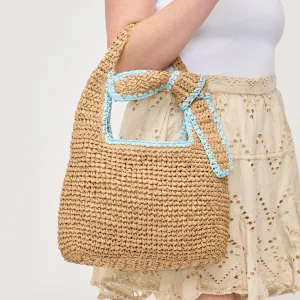 Ella Crossbody: Natural Blue