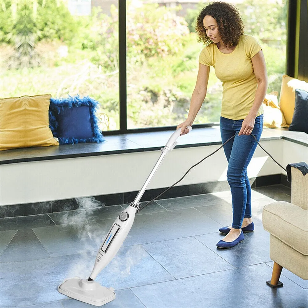 Ergonomic Handheld Tile / Hardwood Floor Steam Mop Cleaner