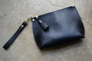 Everyday Leather Wristlet Clutch