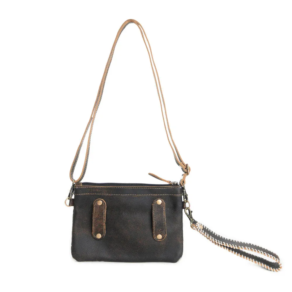 Eye Of The Goddess Crossbody Bag In Black