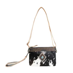 Eye Of The Goddess Crossbody Bag In Black