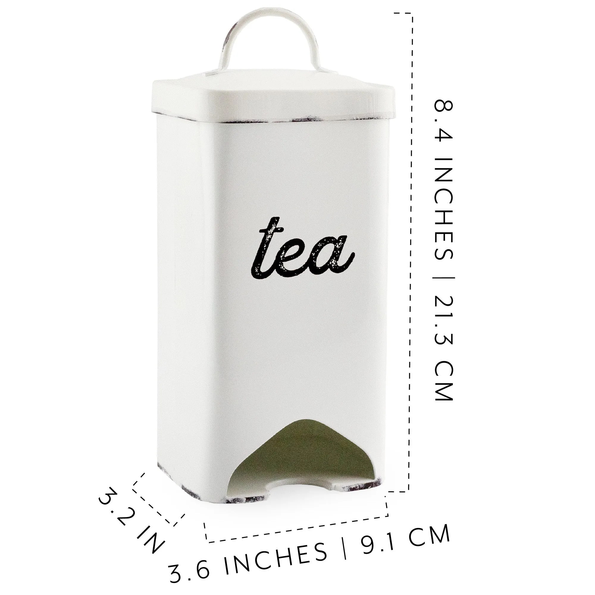 Farmhouse Enamelware Tea Bag Holder