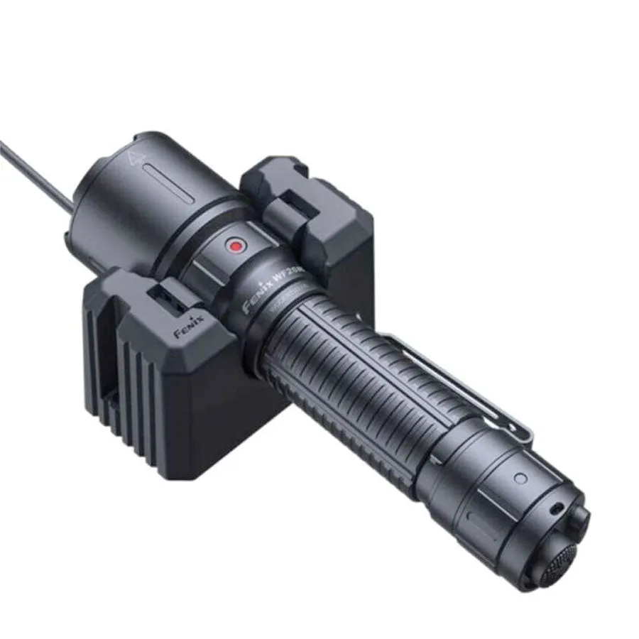 Fenix WF26R 3000 lumens 450m throw rechargeable torch with charging dock
