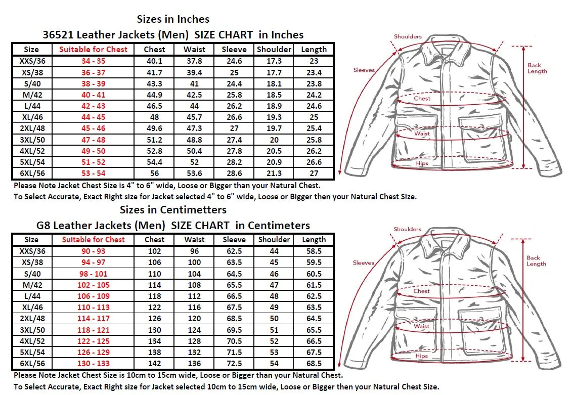 FiveStar Leather Crusader Distressed Brown Steerhide Jacket