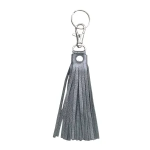 Fringe Tassel Key Chain Gunmetal