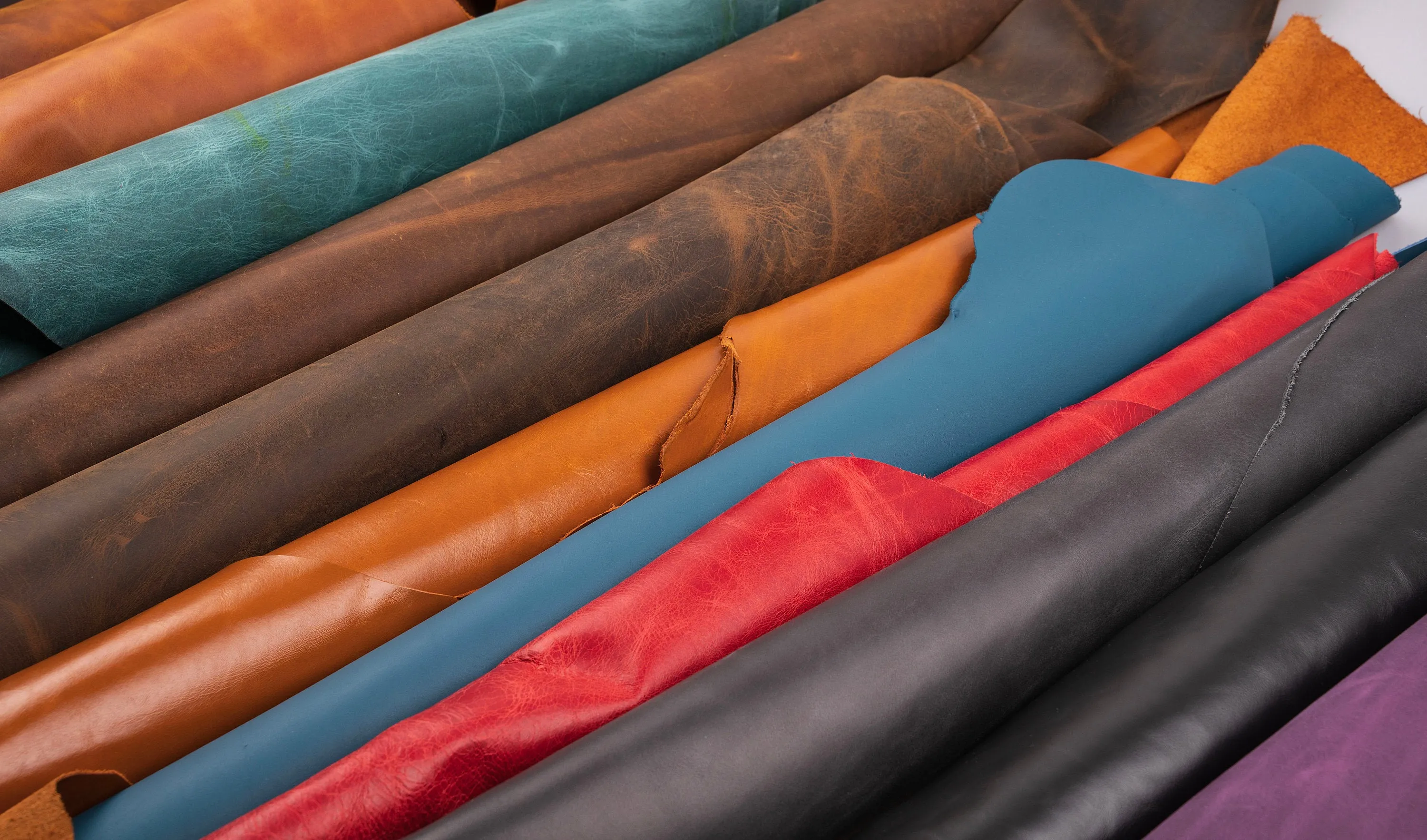 FULL GRAIN Oil Tanned GENUINE Leather Crazy Horse Leather Parts and Leather Pieces For Crafts