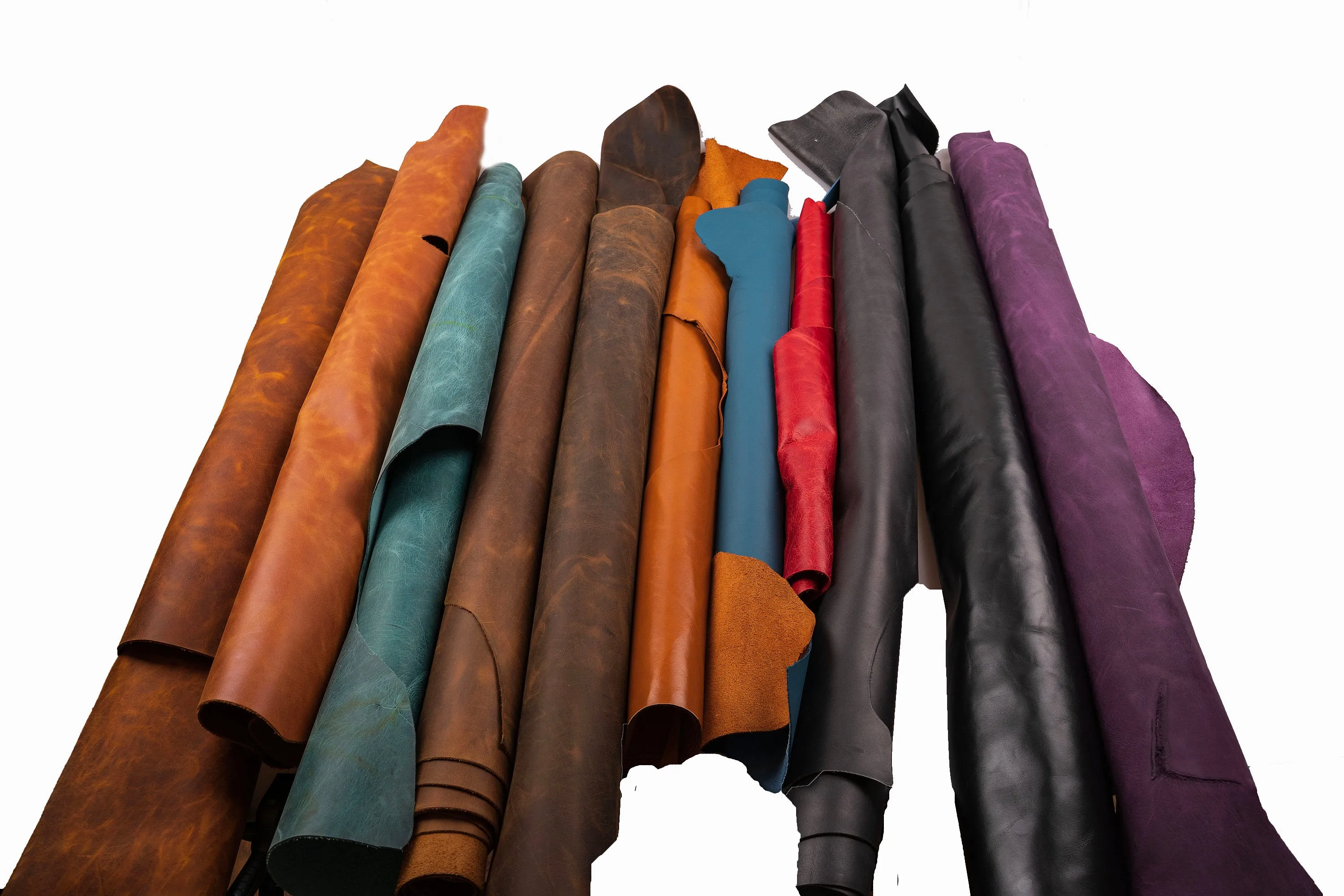 FULL GRAIN Oil Tanned GENUINE Leather Crazy Horse Leather Parts and Leather Pieces For Crafts