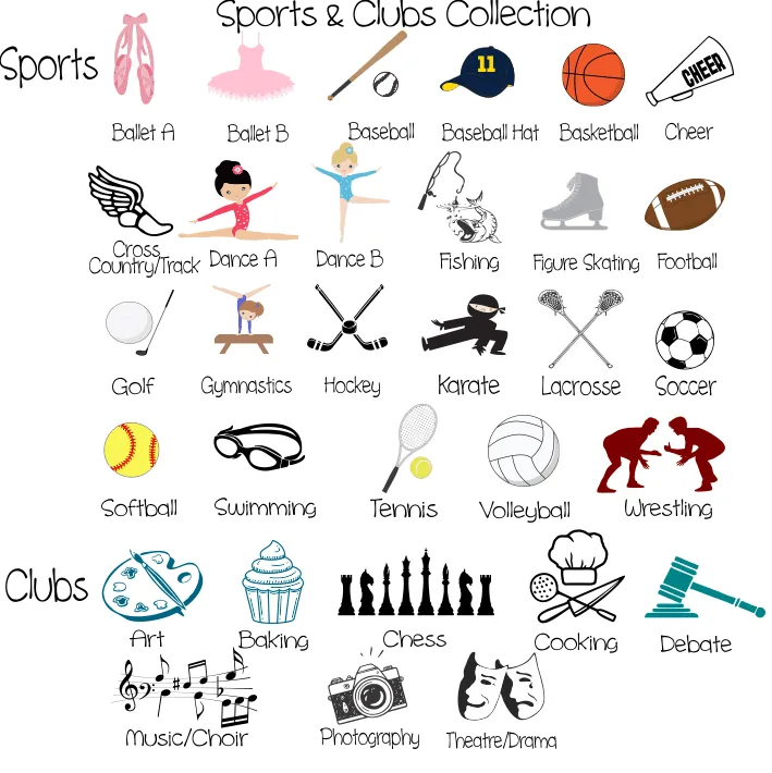 Gift Bags Sports/Clubs Collection